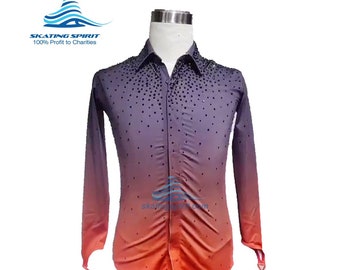 Custom Made Boys/Men Figure Skating Clothes, Dance Costume - M019