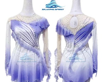 Custom Made Girls and Ladies Figure Skating Dress, Dance Costume - SD082