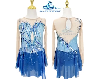 Custom Made Girls and Ladies Figure Skating Dress, Dance Costume - SD235