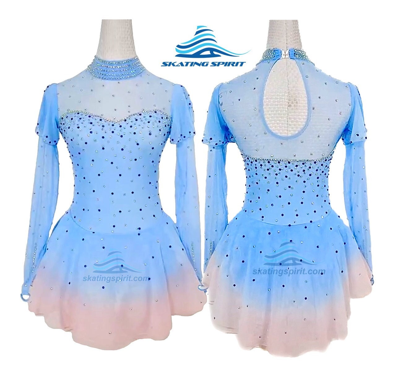 Vestido de patinaje artístico para niñas y mujeres hecho a medida, traje de  baile SD221 -  México