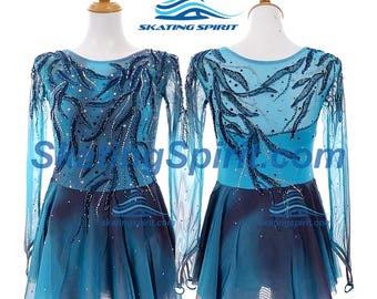 Custom Made Girls and Ladies Figure Skating Dress, Dance Costume - SD365