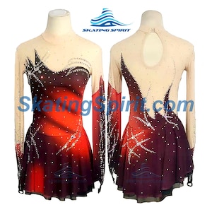 Custom Made Girls and Ladies Figure Skating Dress, Dance Costume - SD269