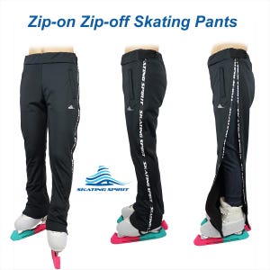 Zip-on Zip-off Skating Pants (Youth, Slim Fit) – Skate with Ease
