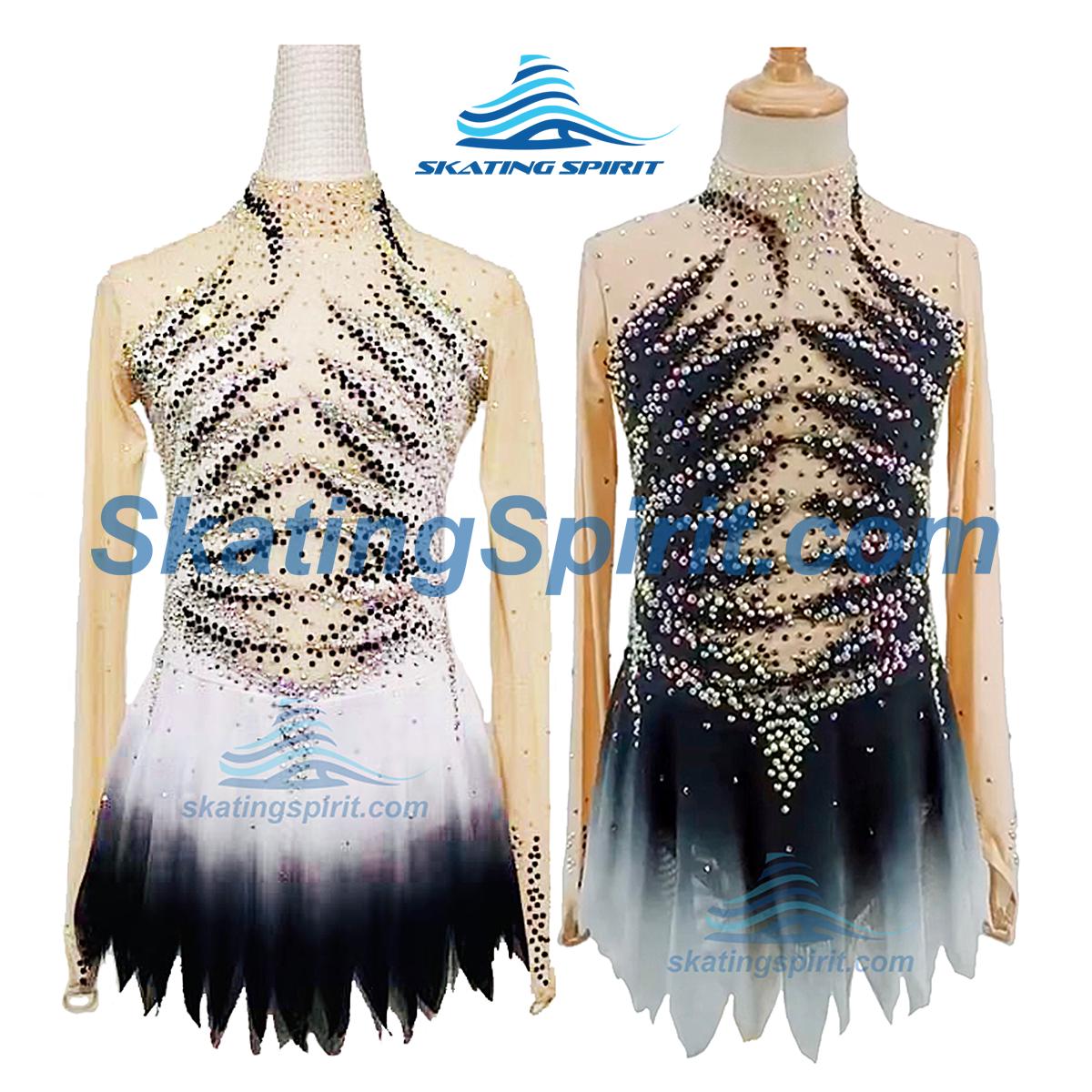 Custom Made Girls & Ladies Figure Skating Dress, Dance Costume - Sd202