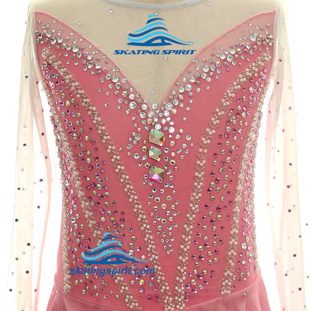 Custom Made Girls & Ladies Figure Skating Dress, Dance Costume - Sd416
