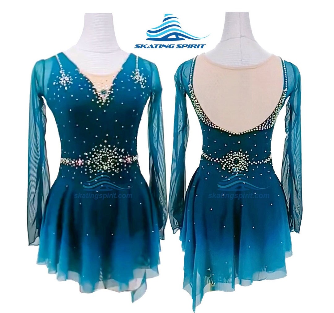 Custom Made Girls and Ladies Figure Skating Dress, Dance Costume SD201 ...