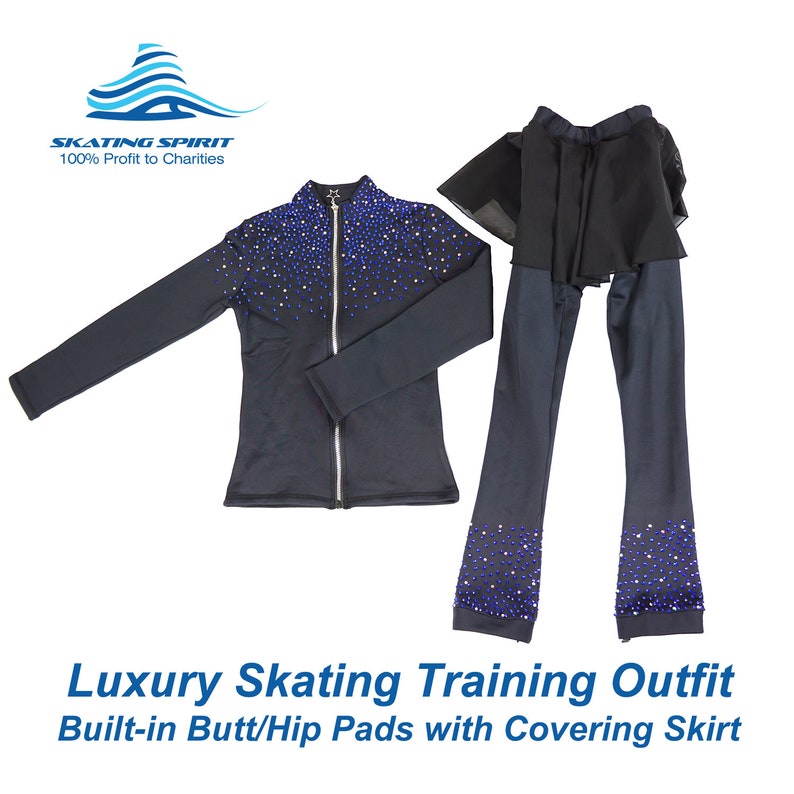Luxury Figure Skating Outfit Builtin Butt & Hip Pads and Etsy