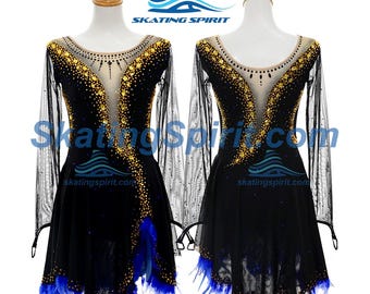 Custom Made Girls and Ladies Figure Skating Dress, Dance Costume - SD387