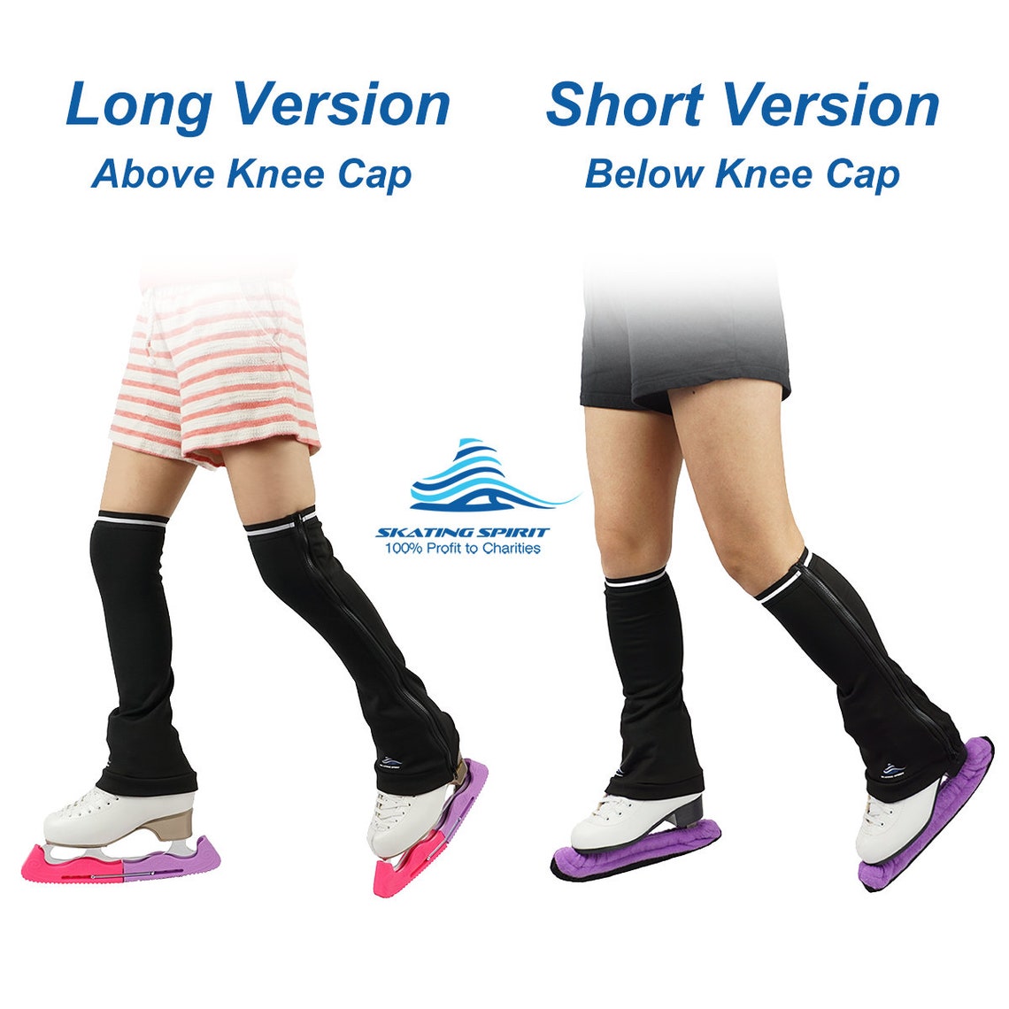Ezon Ezoff Leg Warmer for Ice Figure Skaters Etsy