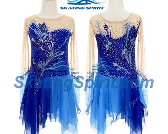 Custom Made Girls and Ladies Figure Skating Dress, Dance Costume - SD381