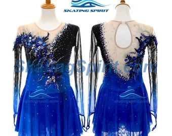 Custom Made Girls and Ladies Figure Skating Dress, Dance Costume - SD415