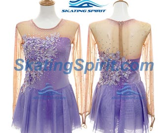 Custom Made Girls and Ladies Figure Skating Dress, Dance Costume - SD390