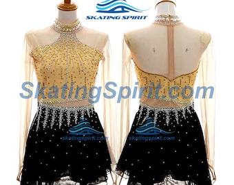 Custom Made Girls and Ladies Figure Skating Dress, Dance Costume - SD427
