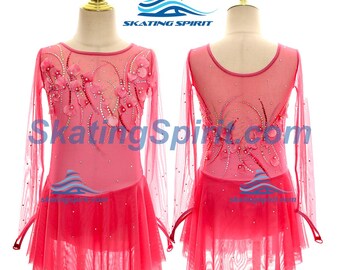 Custom Made Girls and Ladies Figure Skating Dress, Dance Costume - SD411