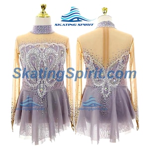 Custom Made Girls and Ladies Figure Skating Dress, Dance Costume - SD373