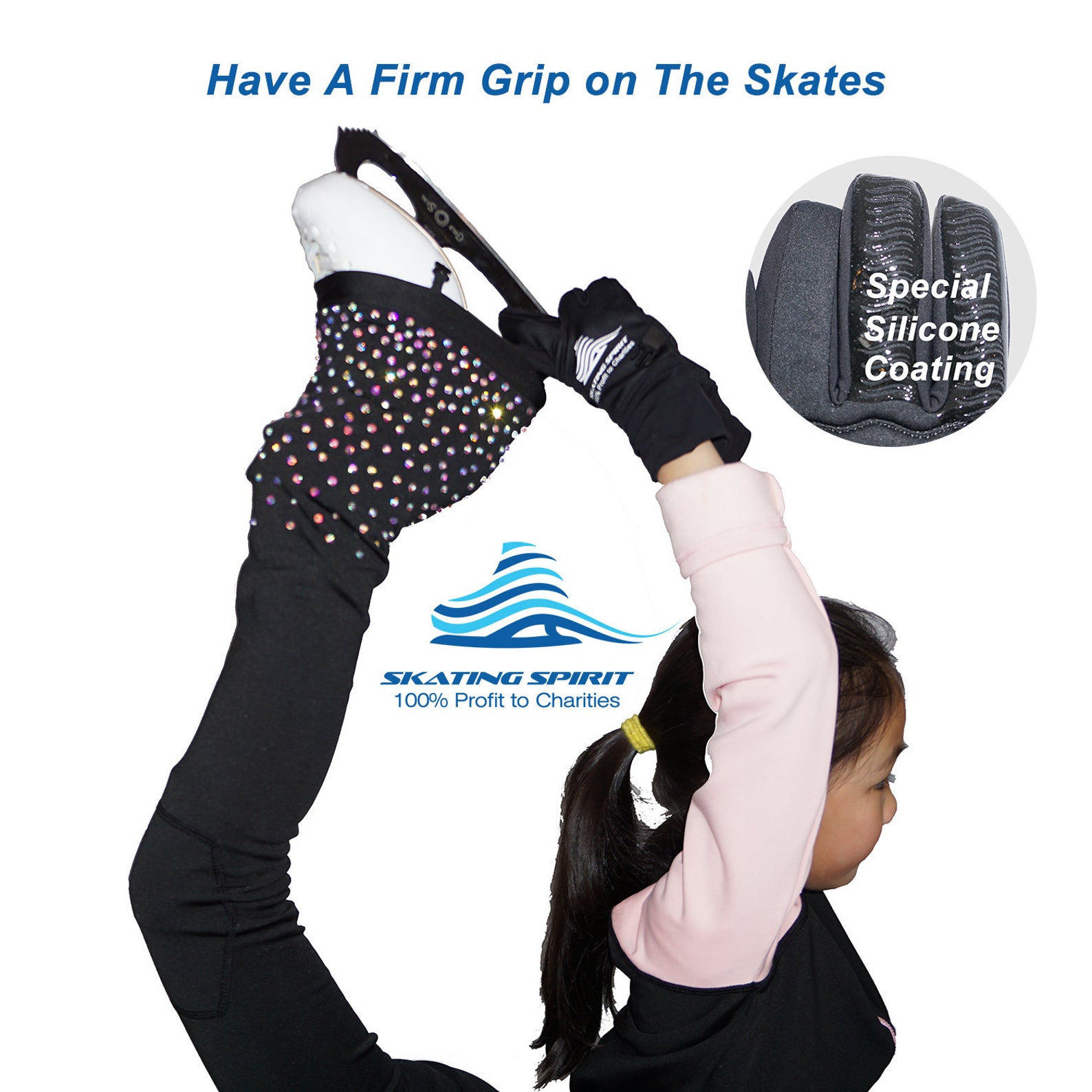 Padded Figure Skating Gloves 1 Pair Keep Hands Dry Warm Etsy