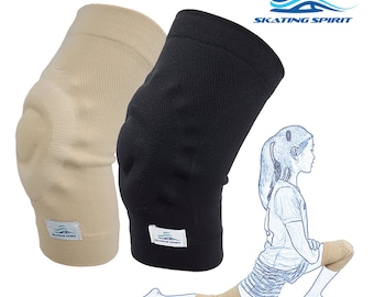 Gel Knee Pads (1 pair), Cushion and Support Knee Cap For Dancing Figure Skating Gymnastic