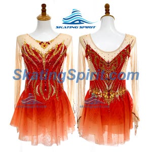 Custom Made Girls and Ladies Figure Skating Dress, Dance Costume - SD400