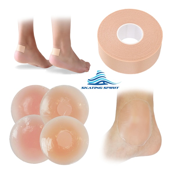 Blister Prevention Tape and Gel Pad 5-piece Package, Soft Waterproof Adhesive Anti-friction