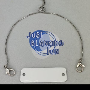Rectangle bolo bracelet kit with aluminum Sublimation blank