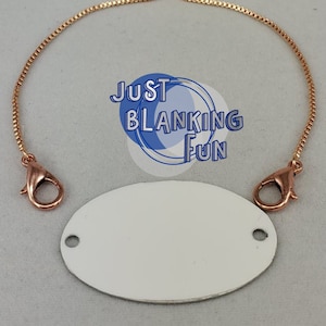 Oval bolo bracelet kit with aluminum Sublimation blank