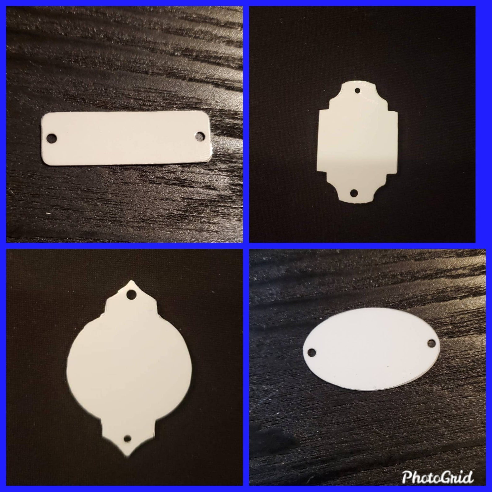 Aluminum Sublimation Blanks 2 Hole Sample Pack. Small Etsy