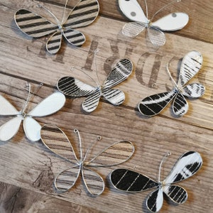 Butterflies, decoration, craft material