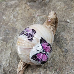 Snail, handmade, decoration, vineyard snail, fairy house