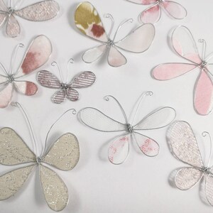 Butterflies, decoration, craft material