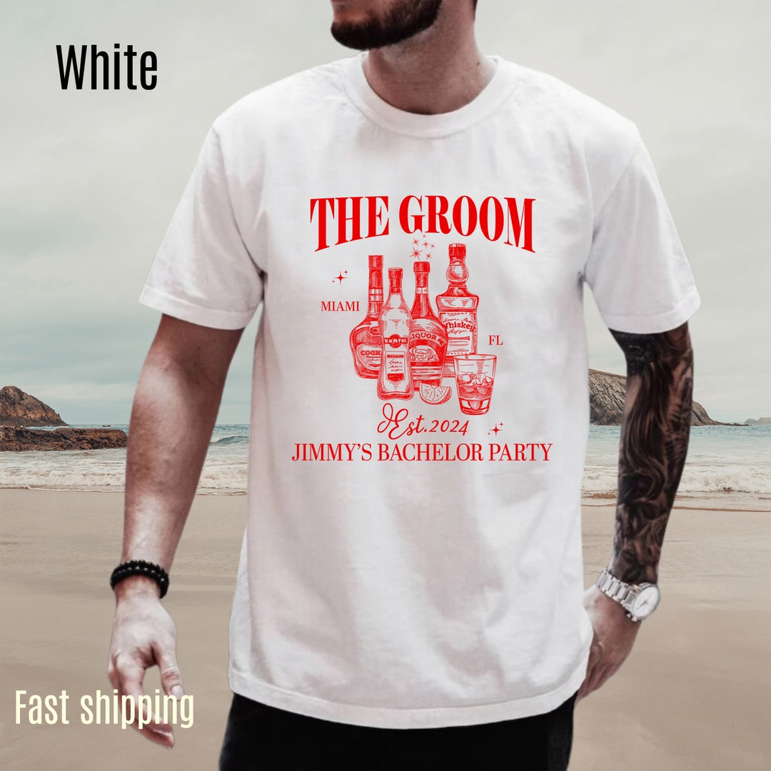 The Groom Bachelor Party Shirts, Groomsmen Shirts, Custom Bachelor ...