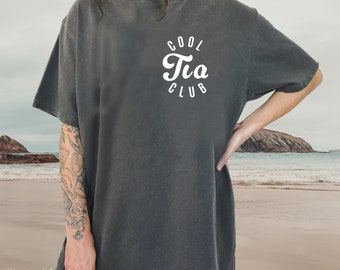 Cool Tia Club-tröja, rolig cool Tia-tröja, cool Tia-tröja, favorit-Tia-tröja, cool Tia-present från systerdotter, ny Tia-tröja, present till mamma, 8 CC1164