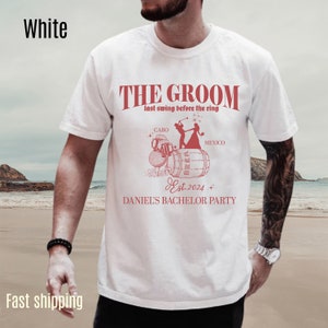 The Groom Bachelor Party Shirts, Groomsmen Shirt, Custom Bachelor Party Gifts, Group Bachelor Shirt, Golf Bachelor Party Shirt, 12 CC1605