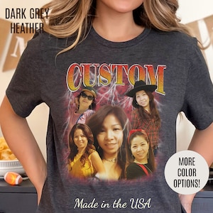Custom Bootleg Rap Tee, Vintage Graphic 90s Custom Photo Tshirt, Custom Photo Shirt, Custom Your Bootleg Idea, Gift For Lover Rap, T1327