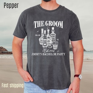 The Groom Bachelor Party Shirts, Groomsmen Shirts, Custom Bachelor Party Gifts, Funny Bachelor Shirts, Group Bachelor Shirts,8 CC1555