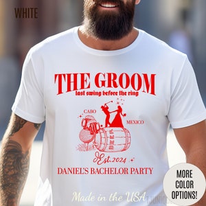 The Groom Bachelor Party Shirts, Groomsmen Shirt, Custom Bachelor Party Gifts, Group Bachelor Shirt, Golf Bachelor Party Shirt, 12 T1605