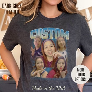 Custom Bootleg Rap Tee, Vintage Graphic 90s Custom Photo Tshirt, Custom Photo Shirt, Custom Your Bootleg Idea, Gift For Lover Rap, T1328