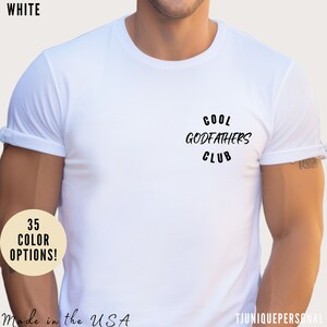 Cool Godfathers Club Shirt for Men, Funny Gift for Godfather to Be, T342