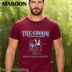 The Groom Bachelor Party Shirts, Groomsmen Shirt, Custom Bachelor Party Gifts, Group Bachelor Shirt, Golf Bachelor Party Shirt, 7 T1605