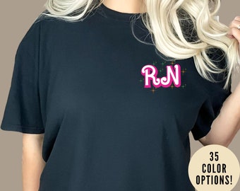Camisa de enfermera registrada, camiseta de enfermería para enfermera, regalo para enfermera registrada, regalo de graduación de RN, camiseta RN para enfermera registrada, T772