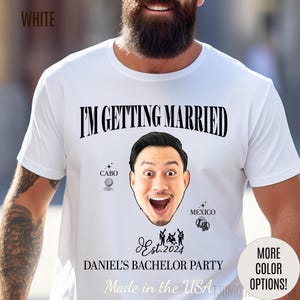 The Groom Bachelor Party Shirts, Custom Bachelor Party Gifts Funny Bachelor Shirts Group Bachelor Shirts I&#39;m Getting Married Shirt, 10 T1669