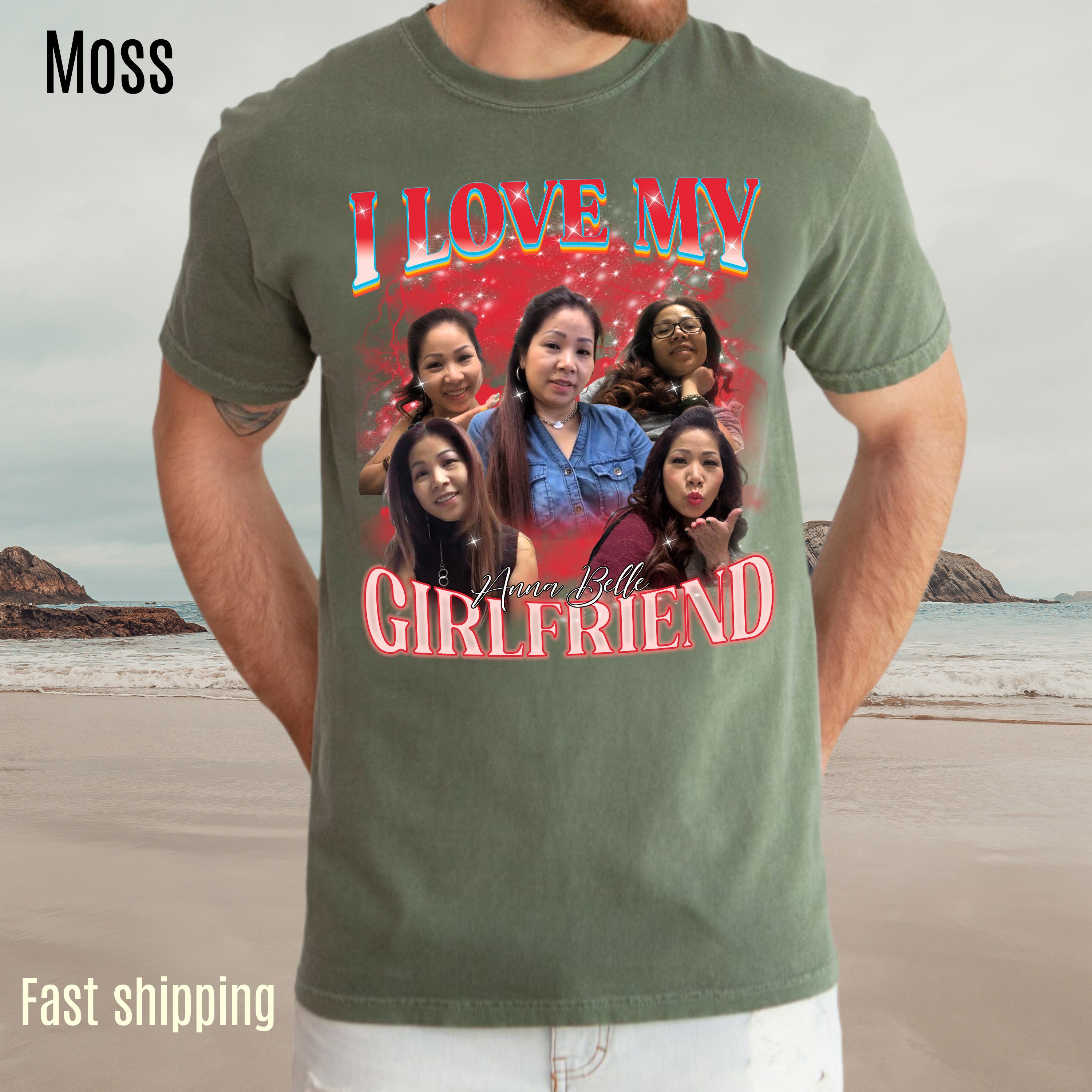 I Love My Girlfriend Shirt, Custom Bootleg Rap Tee, Boyfriend Shirt ...