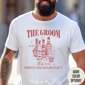 The Groom Bachelor Party Shirts, Groomsmen Shirts, Custom Bachelor Party Gifts, Funny Bachelor Shirts, Group Bachelor Shirts, 14 T1555