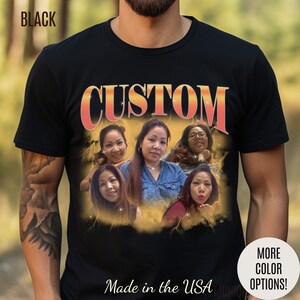 Custom Your Own Bootleg Tee, Retro Custom Bootleg Rap Tee, Custom Your Photo, Insert Your Design, Vintage Graphic 90s Tshirt, T1388