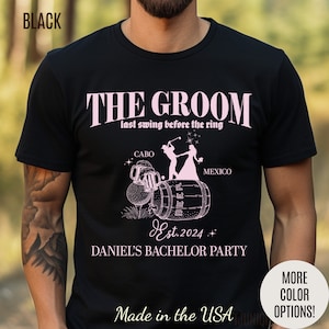 The Groom Bachelor Party Shirts, Groomsmen Shirt, Custom Bachelor Party Gifts, Group Bachelor Shirt, Golf Bachelor Party Shirt, 3 T1605