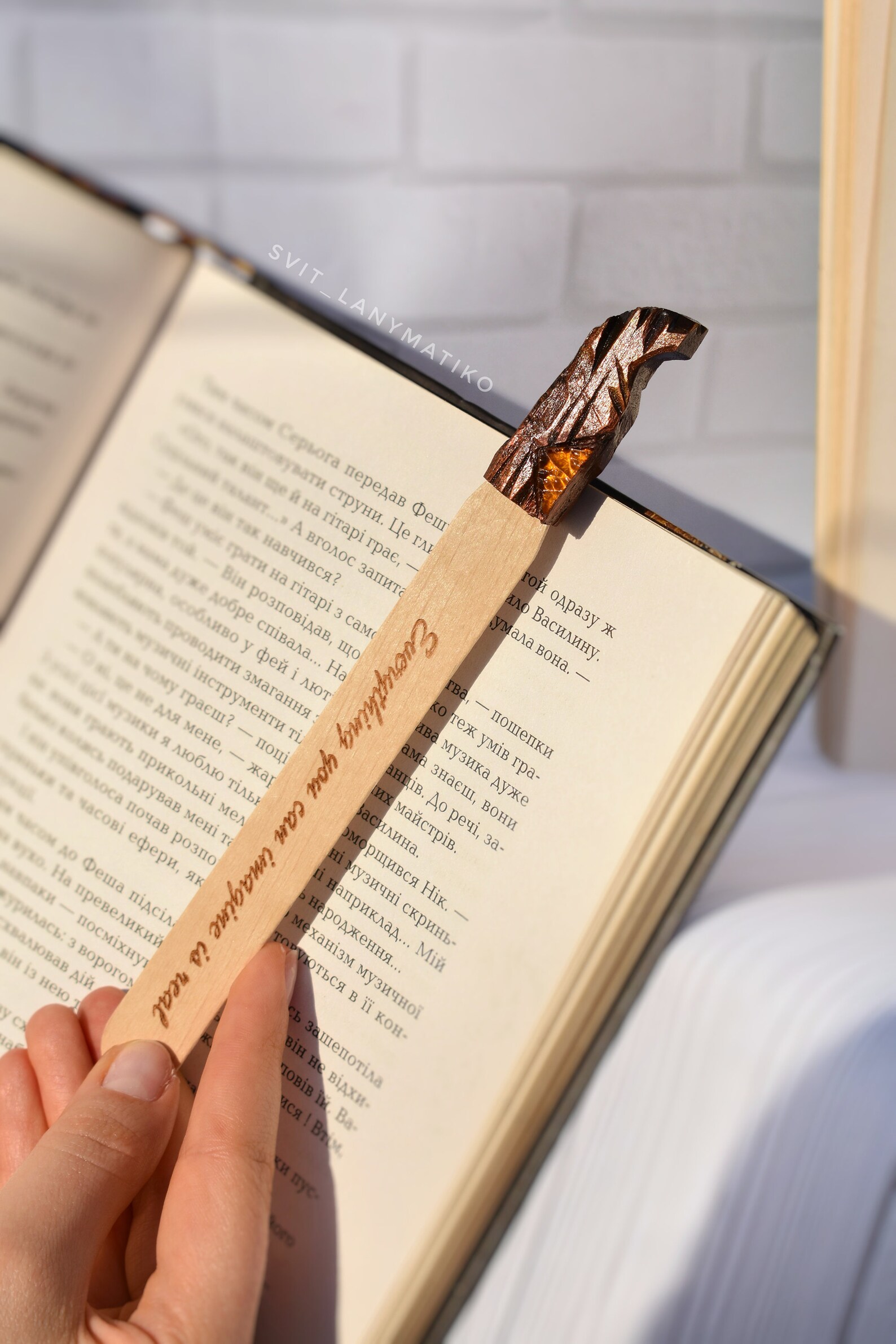 Wood Bookmark Personalized Wooden Bookmark Customizable Etsy UK