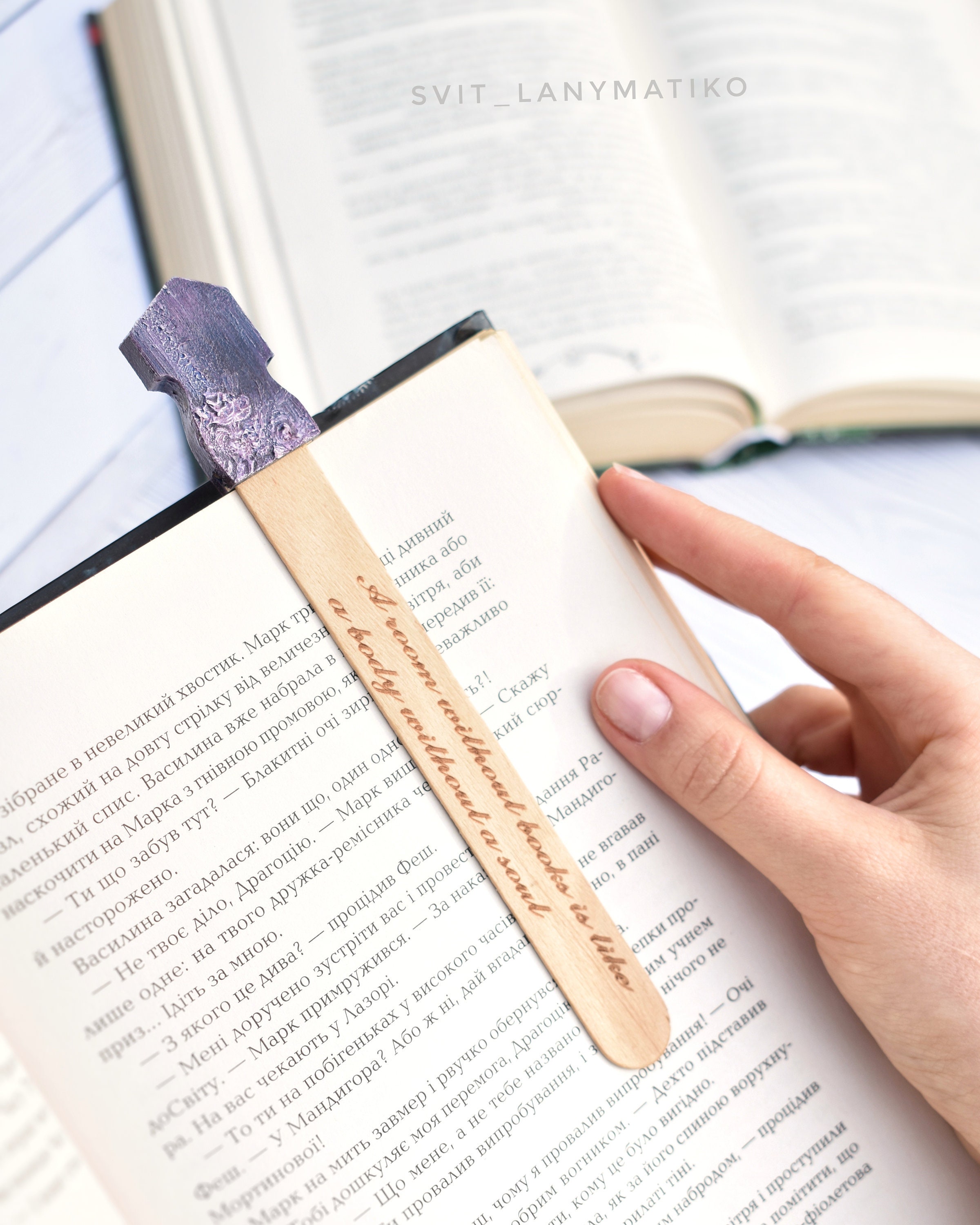 Wood bookmark personalized Wooden bookmark Bookmark for Etsy