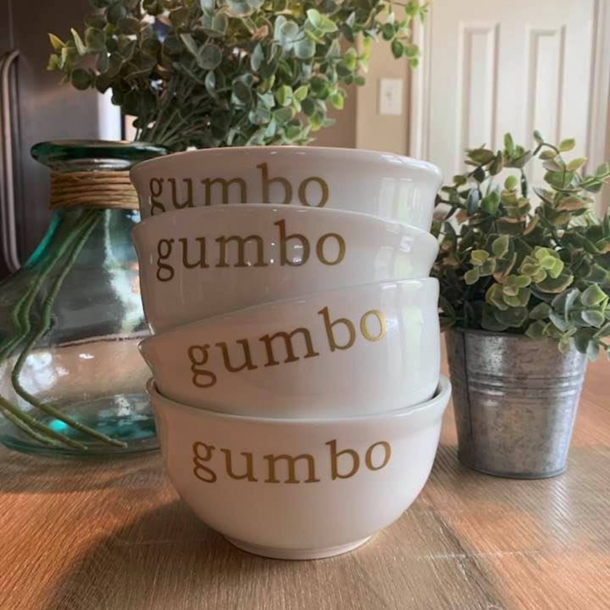 Gumbo Bowls/Soup bowls/New Orleans Themed/Set de 4 Etsy