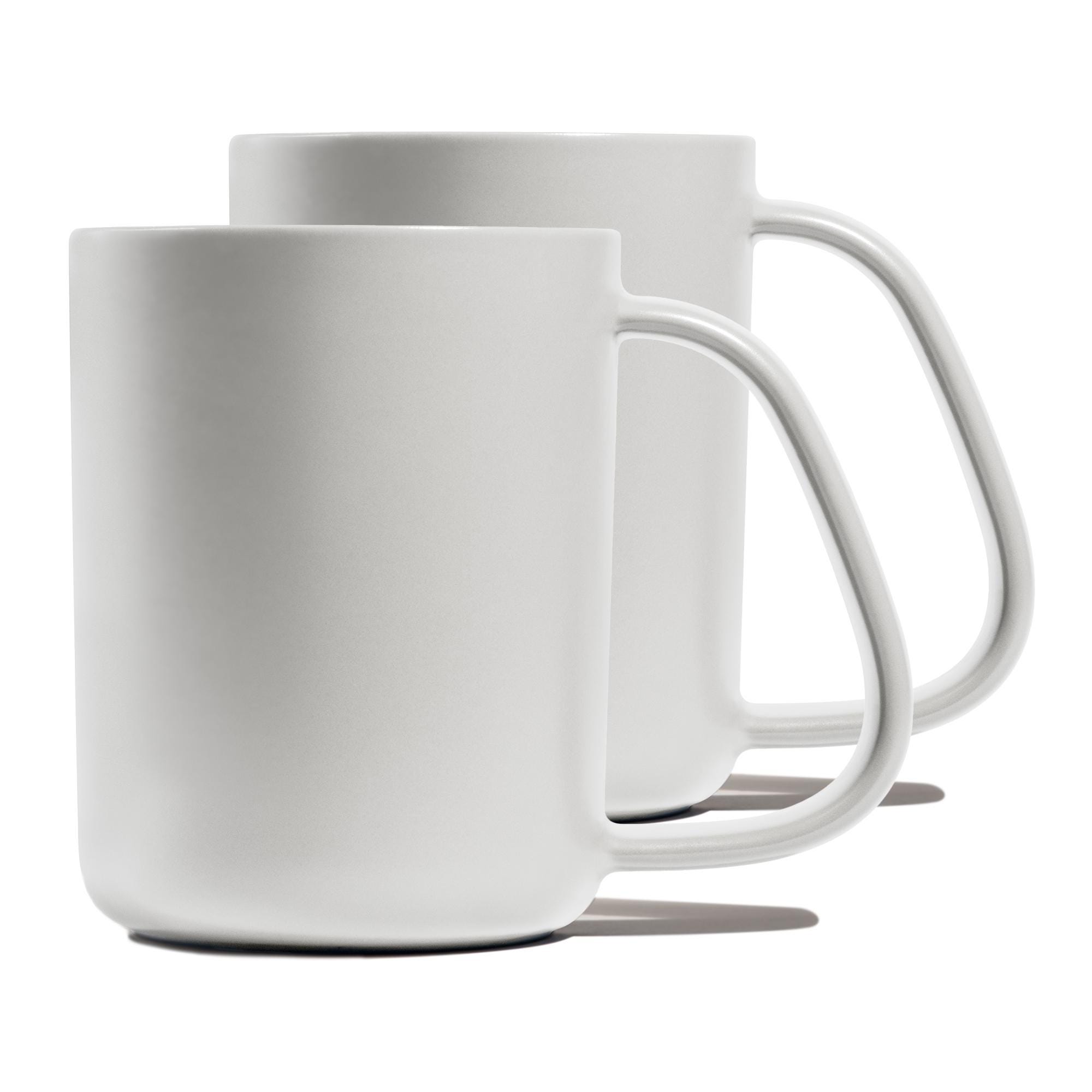 CURVD® 18 Oz Coffee Mugs - Ergonomic Design, 100% Chemical-free
