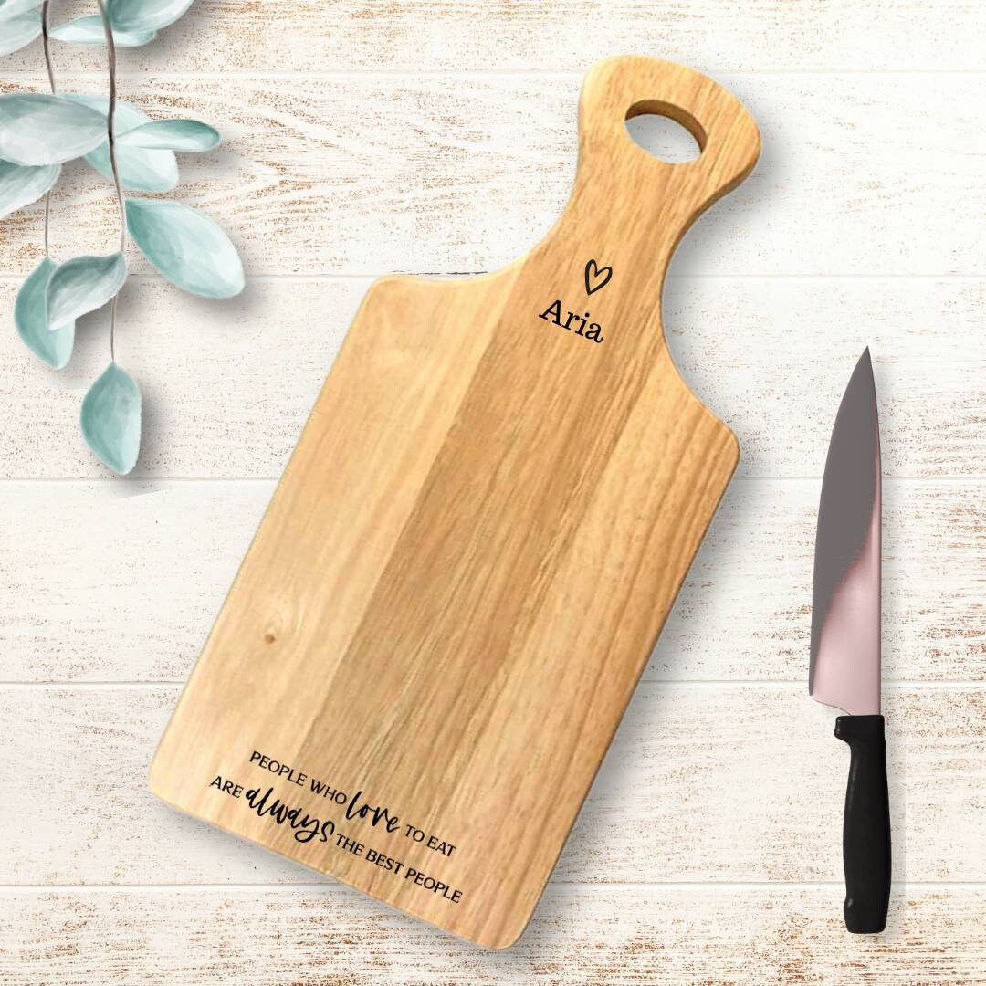 Personalised Kitchen Paddle Board People Who Love To Eat Are Etsy