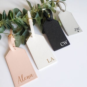 Personalised Luggage Tag, Travel Set, Bridesmaid Gift, Gift for Her, Destination Wedding image 1